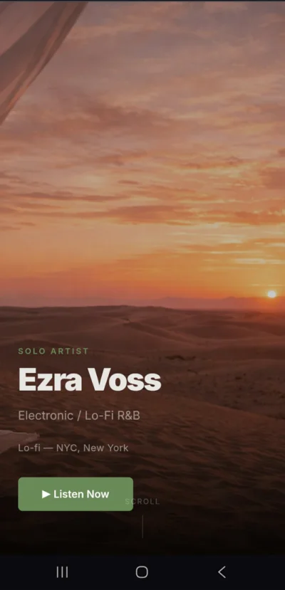 Artist Page