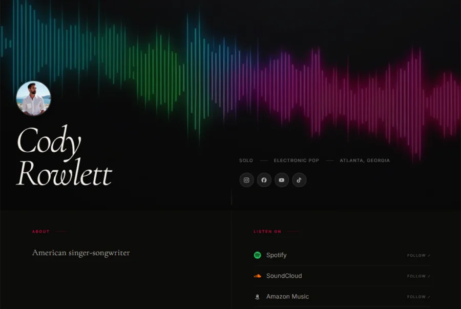 Artist Page