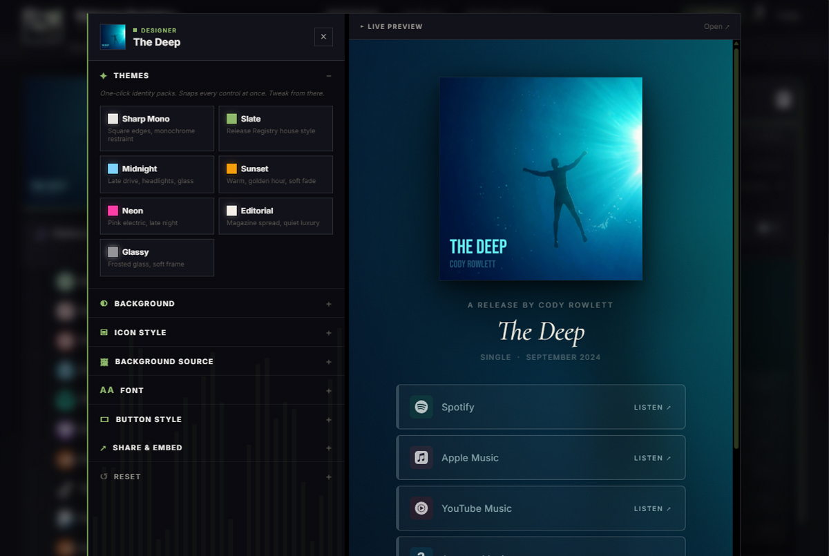 ReleaseLink Designer & Tools